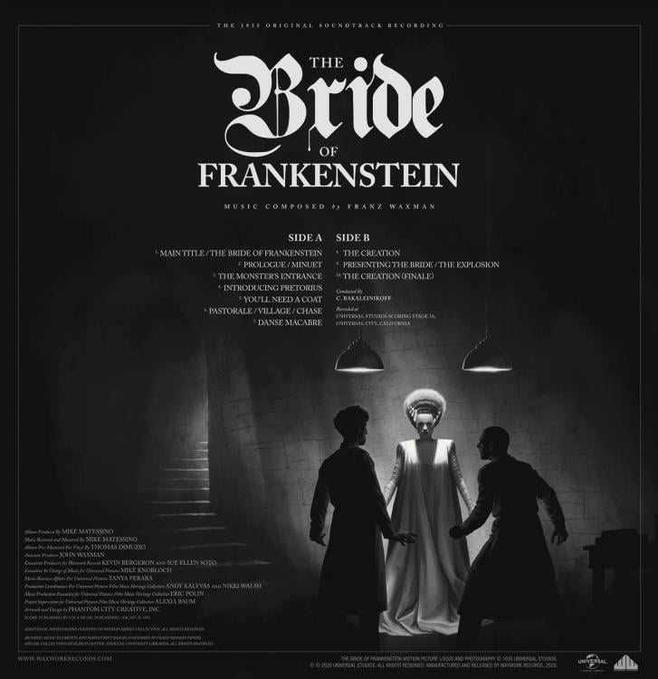 The Bride of Frankenstein Original Motion Picture Soundtrack Vinyl LP (Red & Yellow) Gallery Image 7
