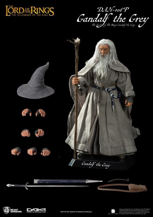 The Lord of the Rings Dynamic 8ction Heroes DAH-106P Gandalf the Grey Limited Edition Action Figure Gallery Image 12