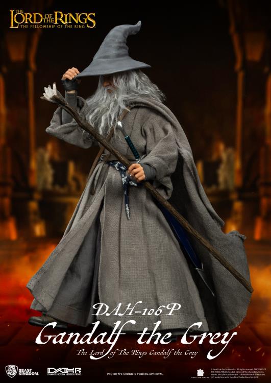 The Lord of the Rings Dynamic 8ction Heroes DAH-106P Gandalf the Grey Limited Edition Action Figure Gallery Image 5