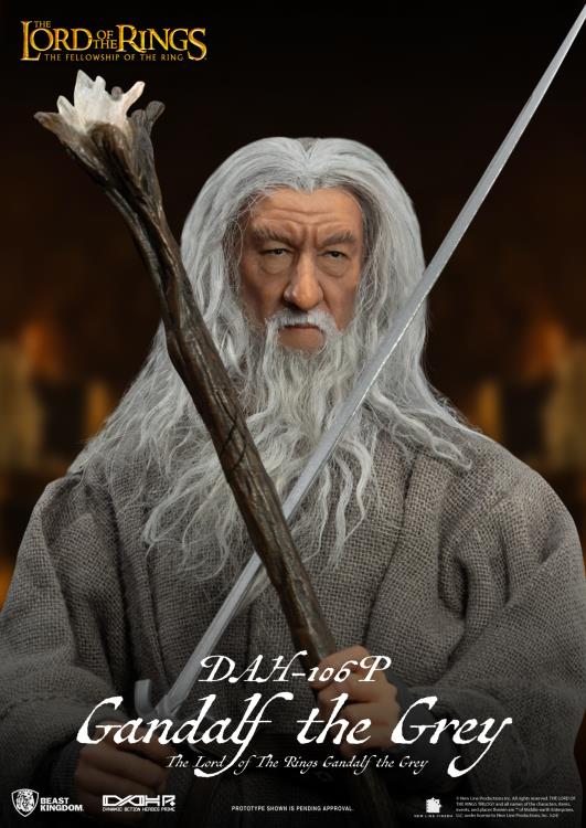 The Lord of the Rings Dynamic 8ction Heroes DAH-106P Gandalf the Grey Limited Edition Action Figure Gallery Image 6