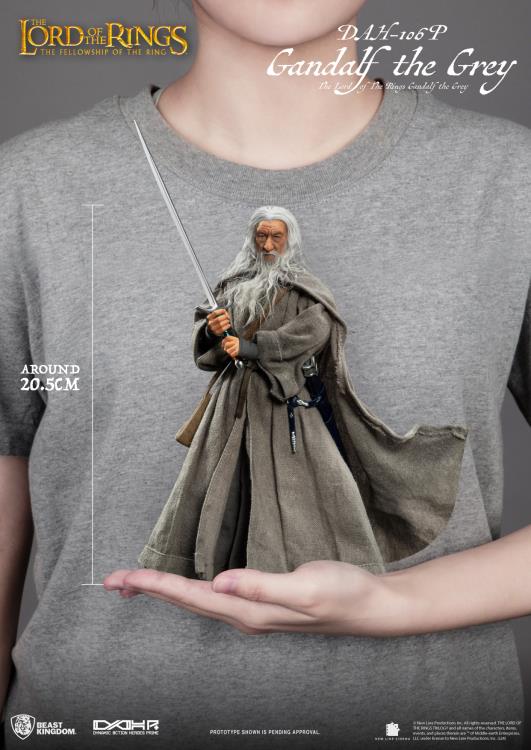 The Lord of the Rings Dynamic 8ction Heroes DAH-106P Gandalf the Grey Limited Edition Action Figure Gallery Image 11