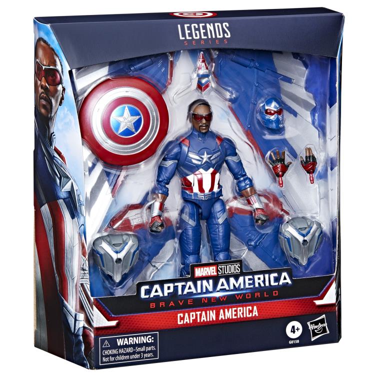 Captain America: Brave New World Marvel Legends Captain America Deluxe Action Figure Gallery Image 11