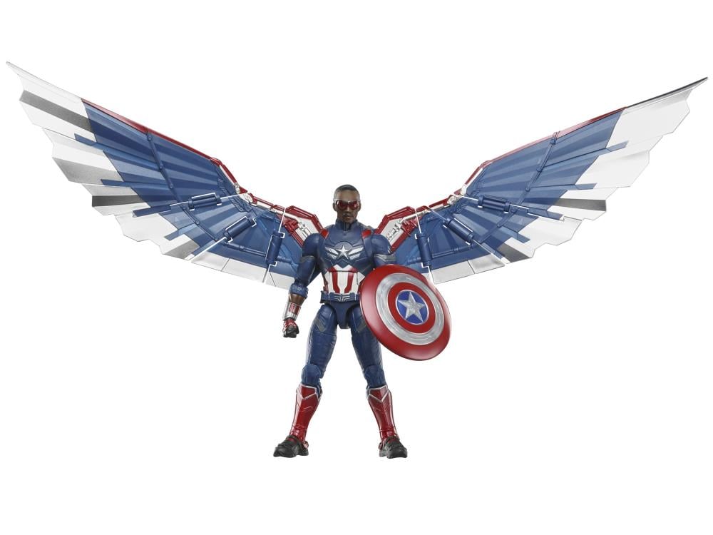 Captain America: Brave New World Marvel Legends Captain America Deluxe Action Figure Gallery Image 3