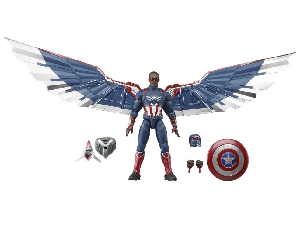 Captain America: Brave New World Marvel Legends Captain America Deluxe Action Figure Gallery Image 9