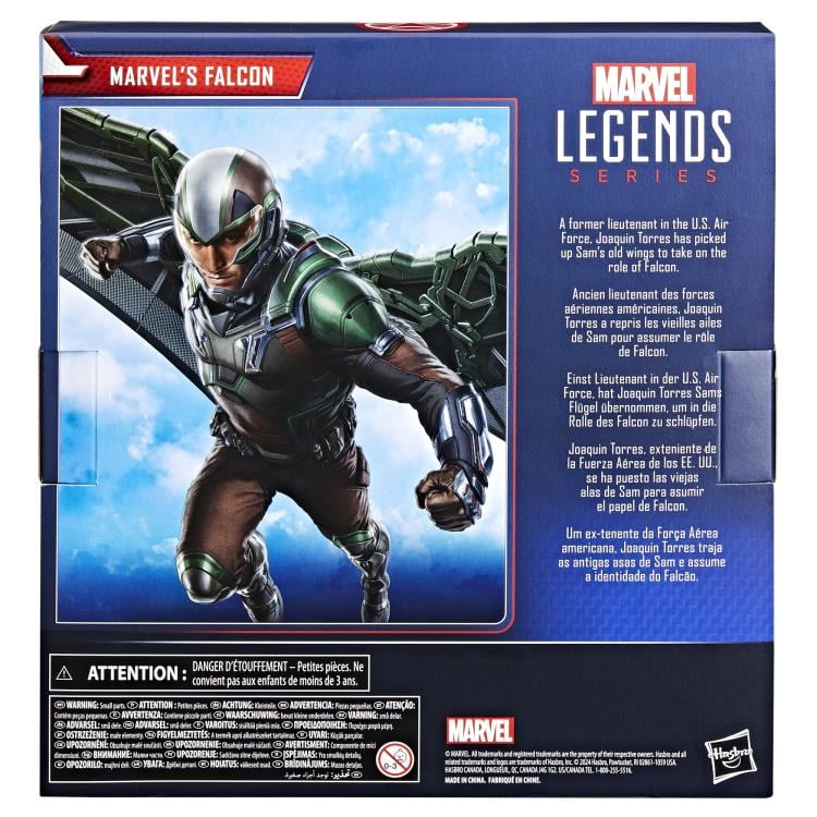 Captain America: Brave New World Marvel Legends Marvel's Falcon Deluxe Action Figure Gallery Image 12