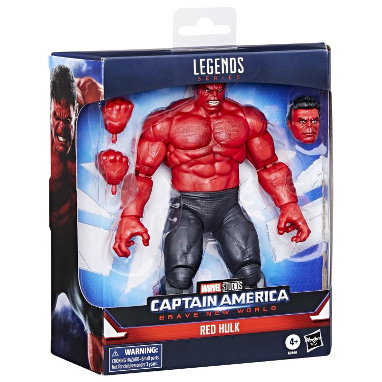 Captain America: Brave New World Marvel Legends Red Hulk Deluxe Action Figure Gallery Image 11
