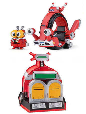 B-Robo Kabutack Qosmos Tobimasky & Denden Roller (Qro MAX Ver.) Model Kit Set Gallery Image 2