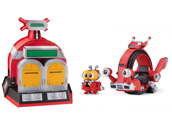 B-Robo Kabutack Qosmos Tobimasky & Denden Roller (Qro MAX Ver.) Model Kit Set Gallery Image 1