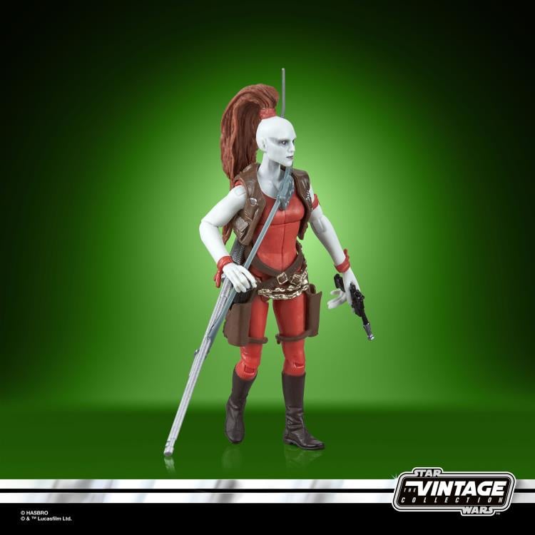 Star Wars: The Vintage Collection Aurra Sing (The Phantom Menace) Action Figure Gallery Image 8