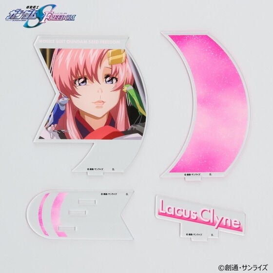Mobile Suit Gundam SEED Freedom Kira Yamato & Lacus Clyne Exclusive Hologram Acrylic Standees Set Gallery Image 5