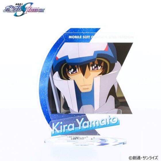Mobile Suit Gundam SEED Freedom Kira Yamato & Lacus Clyne Exclusive Hologram Acrylic Standees Set Gallery Image 4