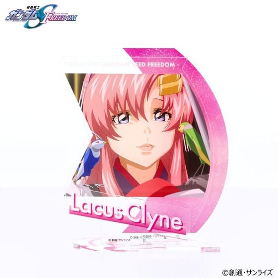 Mobile Suit Gundam SEED Freedom Kira Yamato & Lacus Clyne Exclusive Hologram Acrylic Standees Set Gallery Image 3