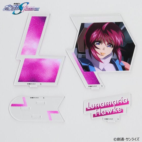 Mobile Suit Gundam SEED Freedom Shinn Asuka & Lunamaria Hawke Exclusive Hologram Acrylic Standees Set Gallery Image 5