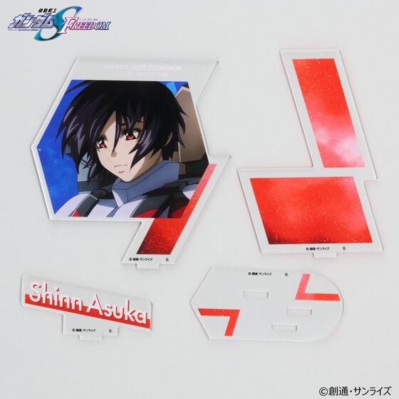 Mobile Suit Gundam SEED Freedom Shinn Asuka & Lunamaria Hawke Exclusive Hologram Acrylic Standees Set Gallery Image 6