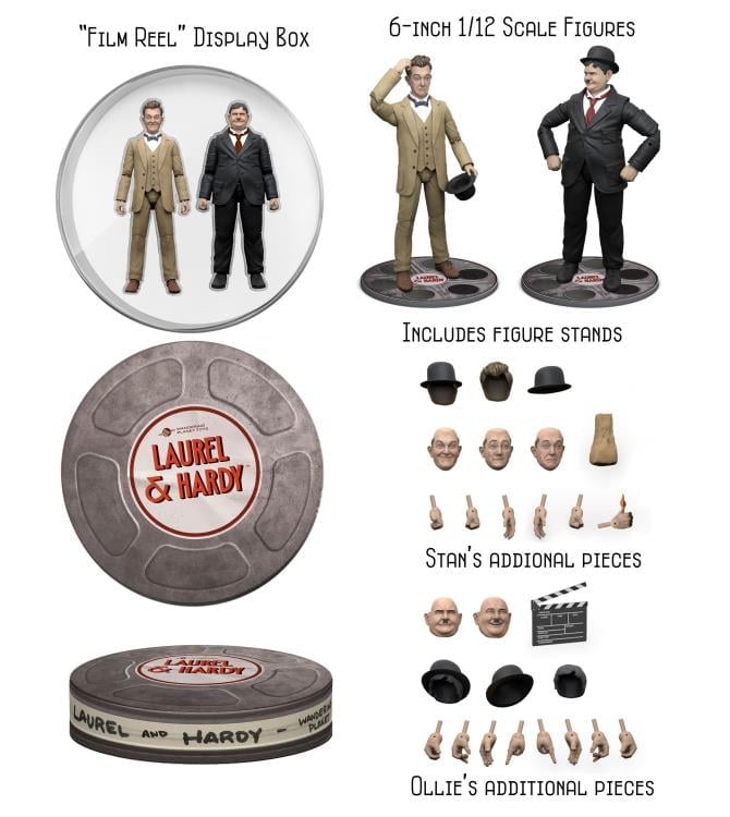 Laurel & Hardy 1/12 Scale BBTS Exclusive Action Figure Set Gallery Image 9