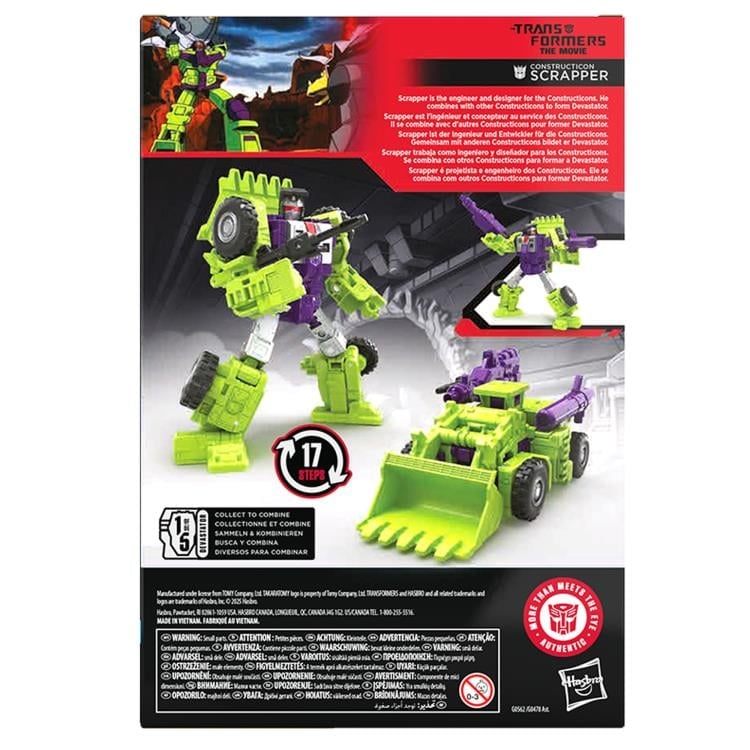 The Transformers: The Movie Studio Series 86 Voyager Class Constructicon Scrapper Gallery Image 17