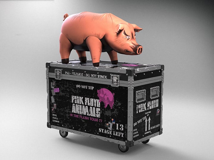 Pink Floyd Rock Iconz On Tour The Pig Limited Edition Statue Gallery Image 1