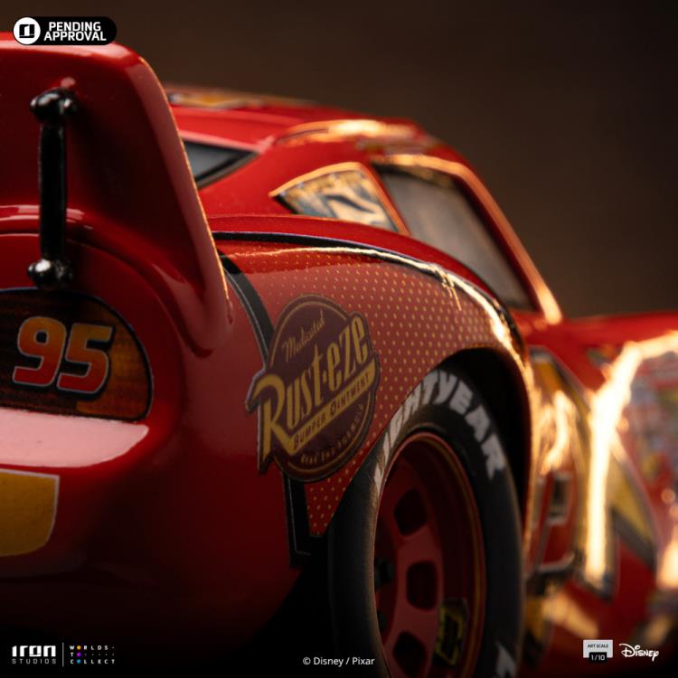 Cars Lightning McQueen 1/10 Art Scale Limited Edition Statue Gallery Image 12