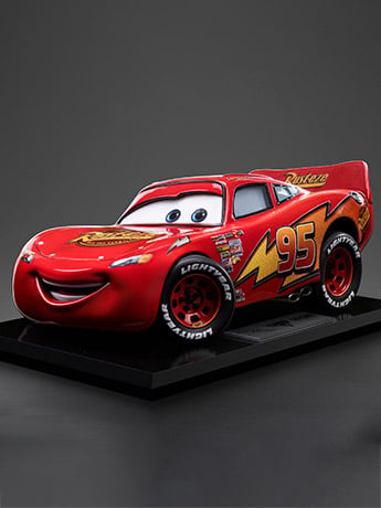 Cars Lightning McQueen 1/10 Art Scale Limited Edition Statue Gallery Image 2
