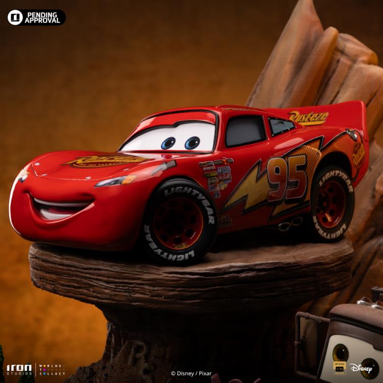 Cars Lightning McQueen & Tow Mater 1/10 Deluxe Art Scale Limited Edition Statue Gallery Image 7