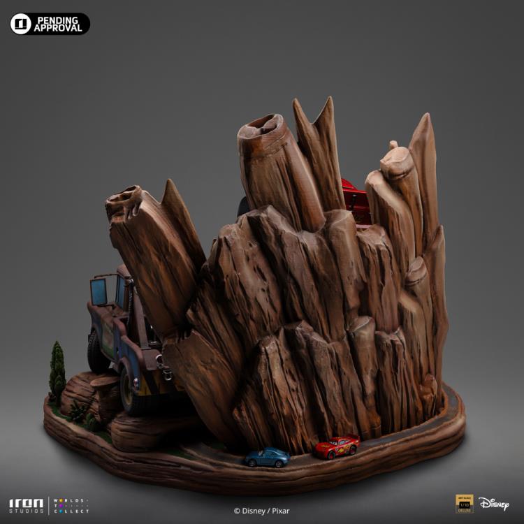 Cars Lightning McQueen & Tow Mater 1/10 Deluxe Art Scale Limited Edition Statue Gallery Image 15