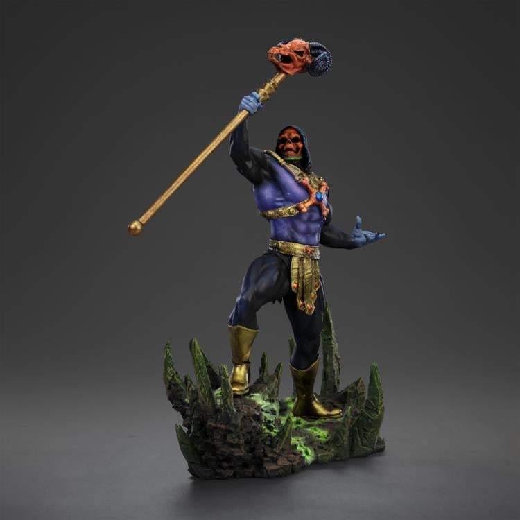 Masters of the Universe Skeletor (Disco Ver.) 1/10 Art Scale BBTS Exclusive Limited Edition Statue Gallery Image 11