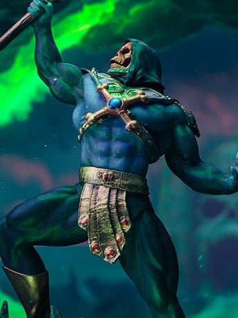Masters of the Universe Skeletor (Disco Ver.) 1/10 Art Scale BBTS Exclusive Limited Edition Statue Gallery Image 2