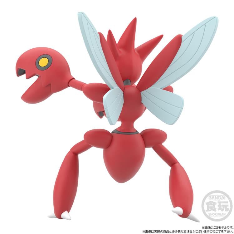 Pokemon Scale World Johto Region Bugsy & Scizor Figure Set Gallery Image 8