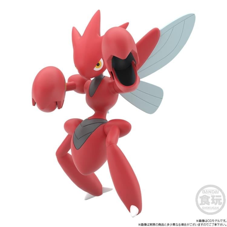 Pokemon Scale World Johto Region Bugsy & Scizor Figure Set Gallery Image 7