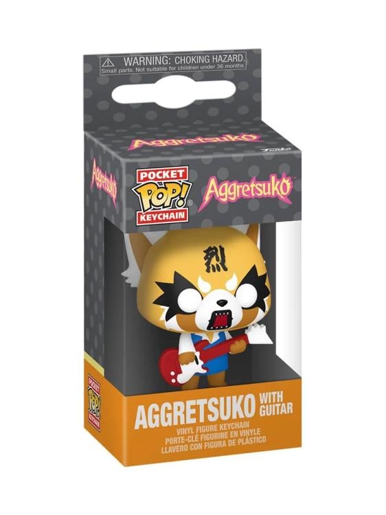 Pocket Pop! Keychain: Aggretsuko - Aggretsuko with Guitar Gallery Image 4