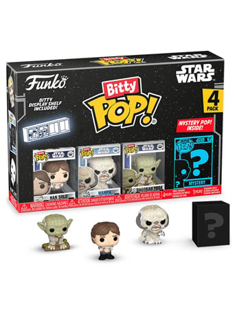 Star Wars Bitty Pop! Han Solo Four-Pack (Empire Strikes Back) Gallery Image 2