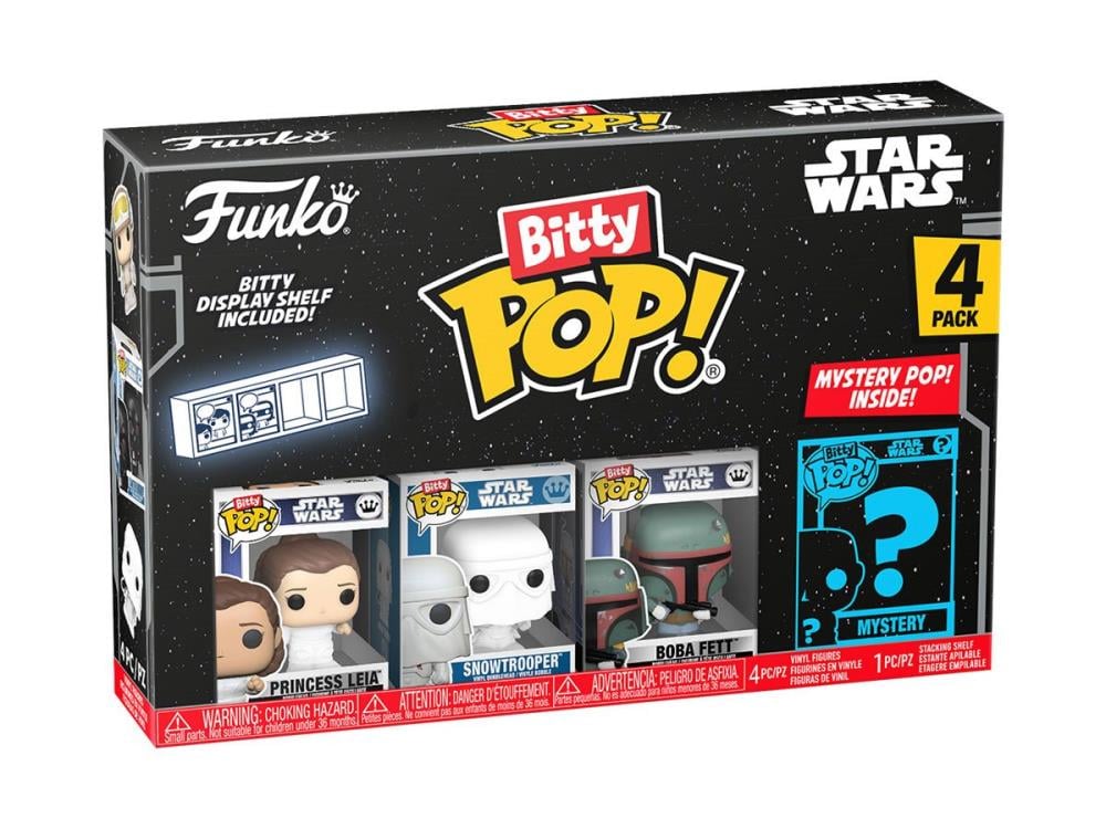 Star Wars Bitty Pop! Princess Leia Four-Pack (Empire Strikes Back) Gallery Image 10
