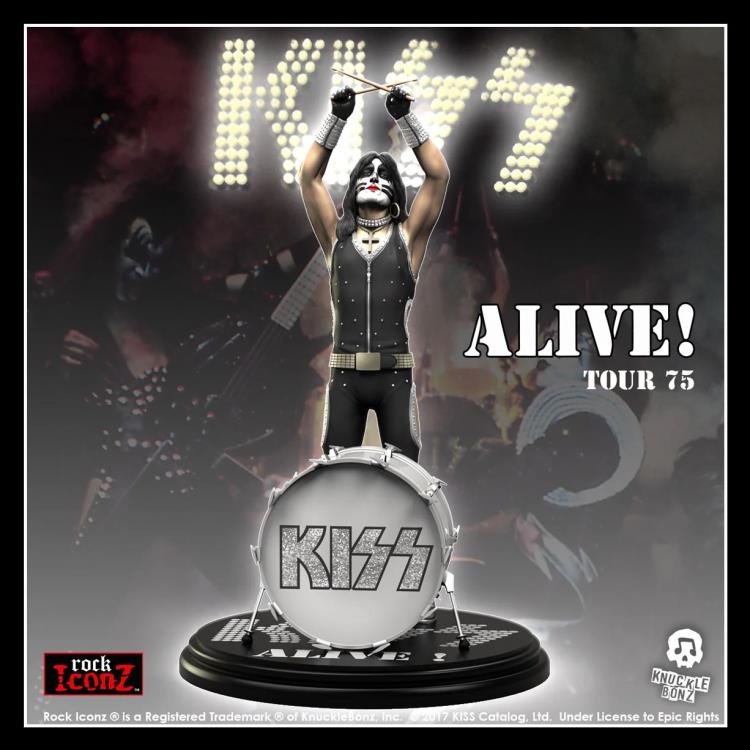 KISS Rock Iconz The Catman ("ALIVE!") 1/9 Scale Limited Edition Statue Gallery Image 3