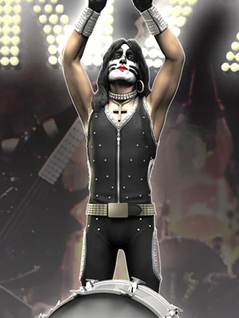 KISS Rock Iconz The Catman ("ALIVE!") 1/9 Scale Limited Edition Statue Gallery Image 2