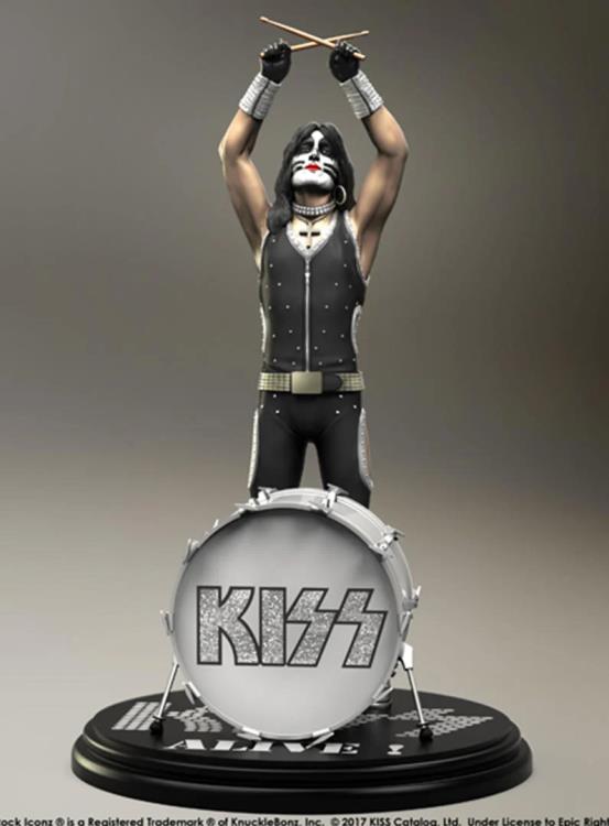 KISS Rock Iconz The Catman ("ALIVE!") 1/9 Scale Limited Edition Statue Gallery Image 4