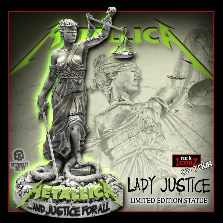 Metallica 3D Vinyl Lady Justice on Tour Limited Edition Statue Gallery Image 17