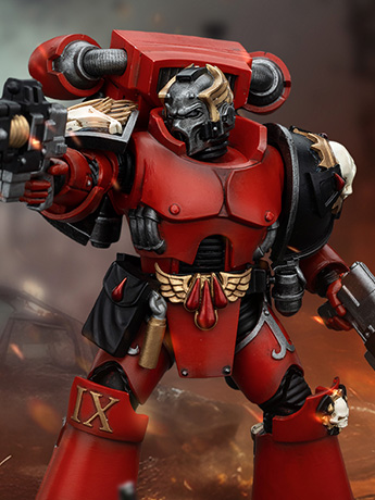 Warhammer: The Horus Heresy Blood Angels Angel's Tears Arch-Erelim with Volkite Serpentas 1/18 Scale Action Figure Gallery Image 2