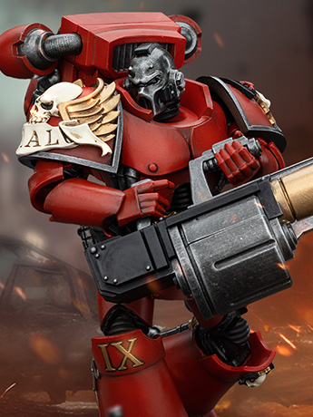 Warhammer: The Horus Heresy Blood Angels Angel's Tears Erelim with Angel's Tears Grenade Launcher 1/18 Scale Action Figure Gallery Image 2