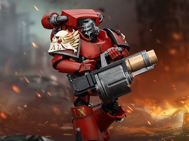 Warhammer: The Horus Heresy Blood Angels Angel's Tears Erelim with Angel's Tears Grenade Launcher 1/18 Scale Action Figure Gallery Image 1