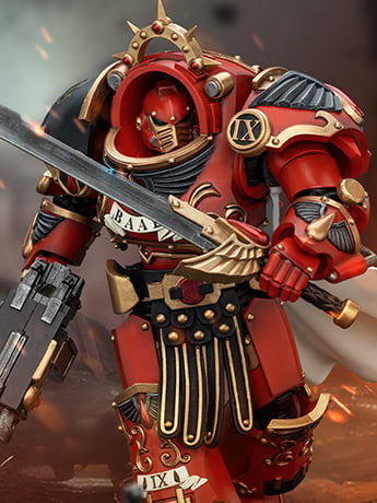 Warhammer: The Horus Heresy Blood Angels Legion Praetor in Tartaros Terminator Armor 1/18 Scale Action Figure Gallery Image 2