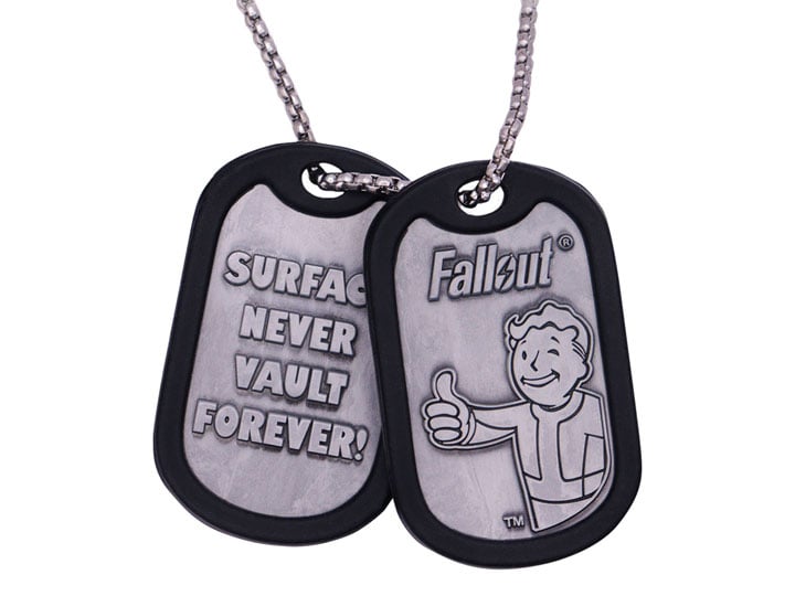 Fallout Metal Dog Tags Gallery Image 1