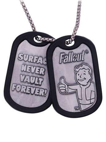 Fallout Metal Dog Tags Gallery Image 2