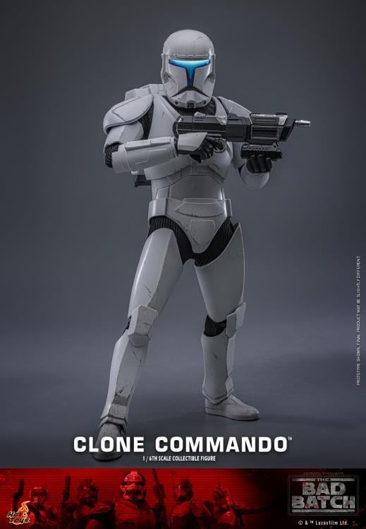 Star Wars: The Bad Batch TMS131 Clone Commando 1/6th Scale Collectible Figure Gallery Image 4
