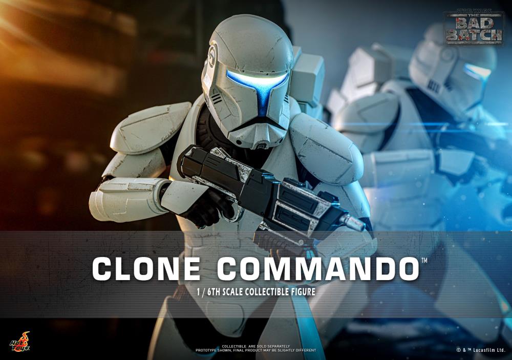 Star Wars: The Bad Batch TMS131 Clone Commando 1/6th Scale Collectible Figure Gallery Image 3