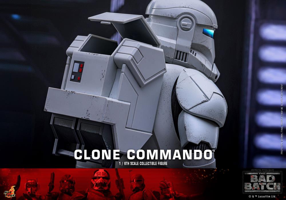 Star Wars: The Bad Batch TMS131 Clone Commando 1/6th Scale Collectible Figure Gallery Image 18