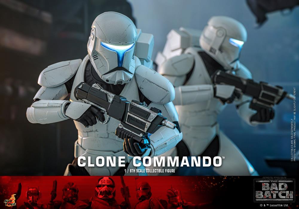 Star Wars: The Bad Batch TMS131 Clone Commando 1/6th Scale Collectible Figure Gallery Image 16