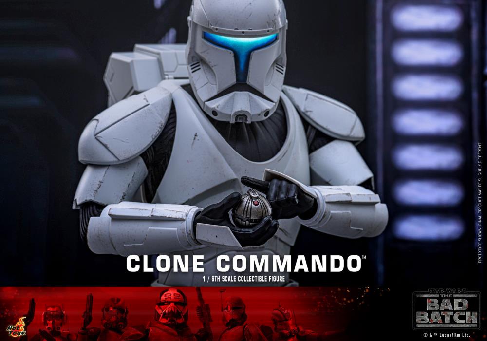 Star Wars: The Bad Batch TMS131 Clone Commando 1/6th Scale Collectible Figure Gallery Image 10