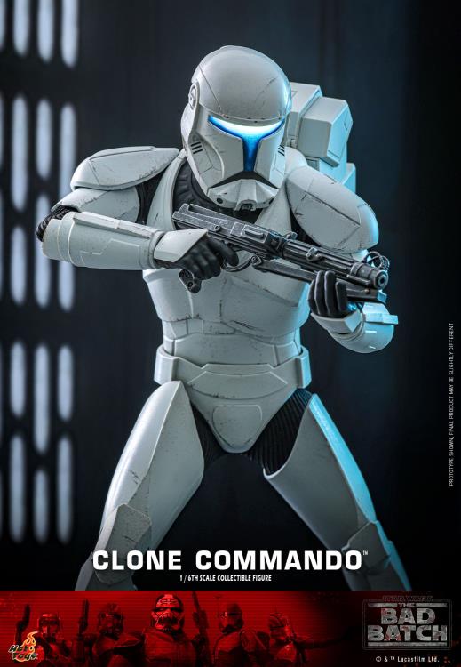 Star Wars: The Bad Batch TMS131 Clone Commando 1/6th Scale Collectible Figure Gallery Image 6