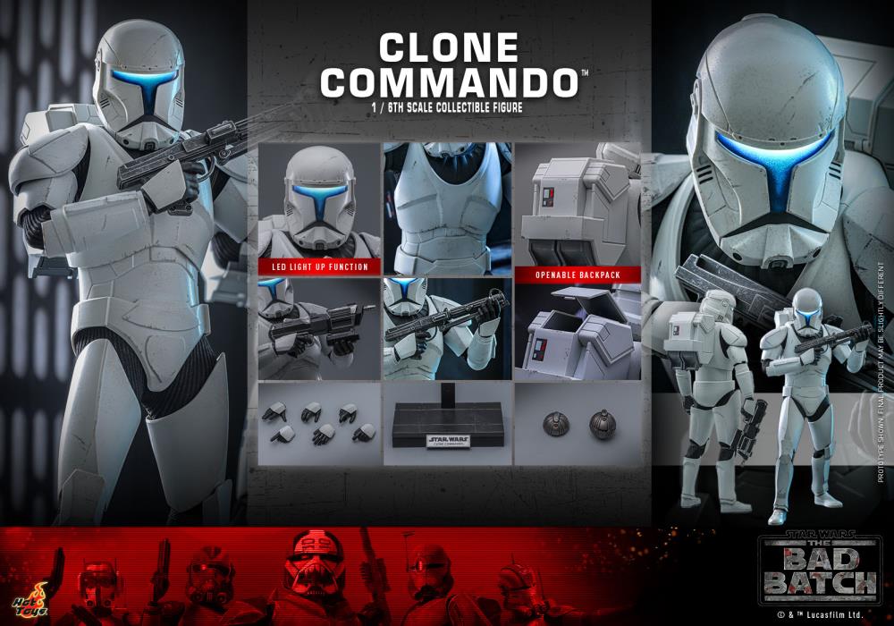 Star Wars: The Bad Batch TMS131 Clone Commando 1/6th Scale