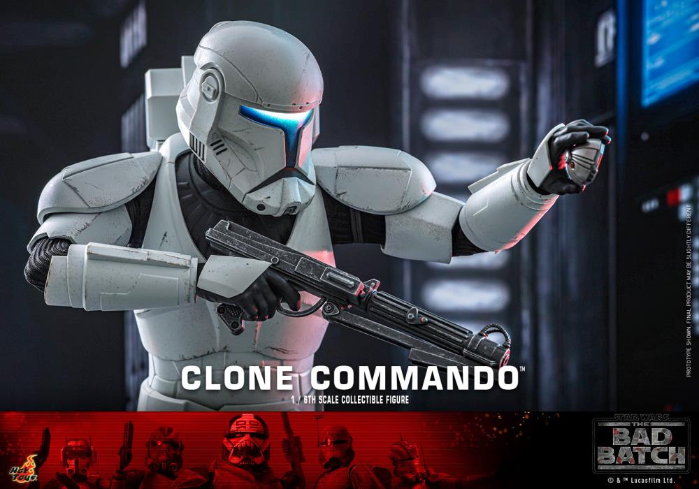 Star Wars: The Bad Batch TMS131 Clone Commando 1/6th Scale Collectible Figure Gallery Image 17